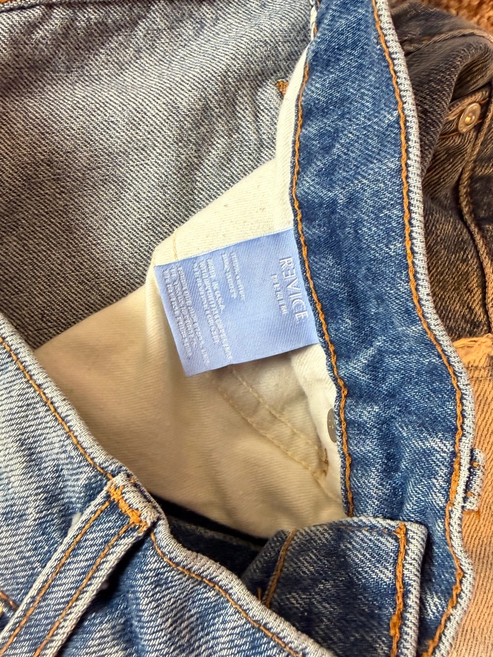 REVICE Denim The GraduateOut West 29 Patchwork Blue Jeans - NWT - Picture 6 of 8